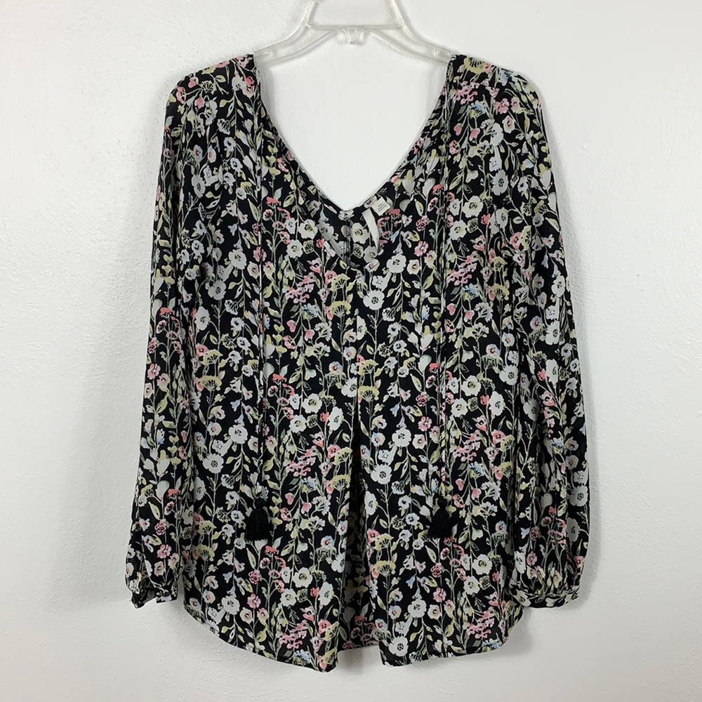 Lauren Conrad Top Floral XS - Picture 2 of 16